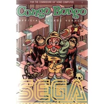 CONGO BONGO C64 CARTRIDGE