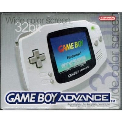 GAMEBOY ADVANCE WHITE BASENHET