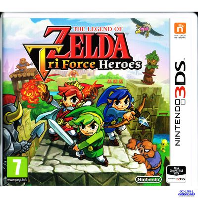 THE LEGEND OF ZELDA TRI FORCE HEROES 3DS