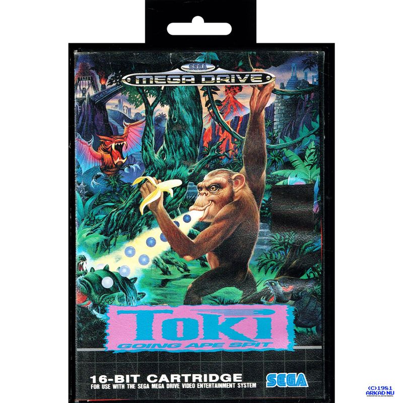 TOKI GOING APE SPIT MEGADRIVE