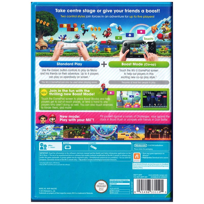 NEW SUPER MARIO BROS U WII U