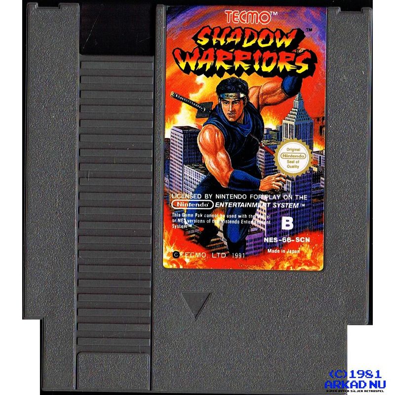 SHADOW WARRIORS (NINJA GAIDEN) NES SCN