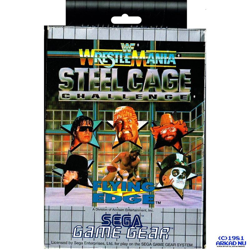WWF WRESTLEMANIA STEEL CAGE CHALLENGE GAME GEAR