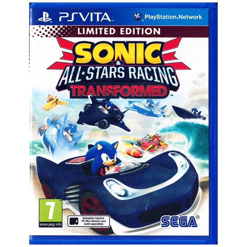 SONIC & ALLSTARS RACING LIMITED EDITION PS VITA