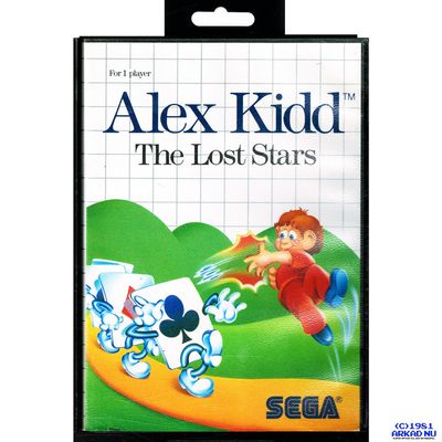 ALEX KIDD THE LOST STARS MASTERSYSTEM