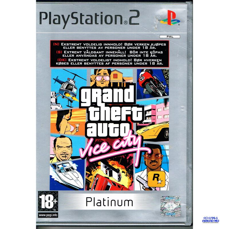 GRAND THEFT AUTO VICE CITY PS2