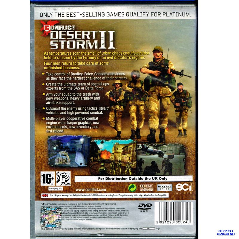 CONFLICT DESERT STORM II PS2