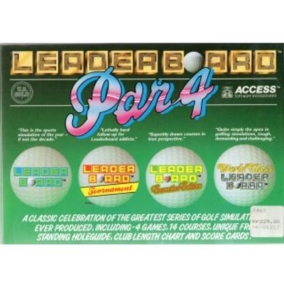 LEADERBOARD PAR 4 C64 DISK