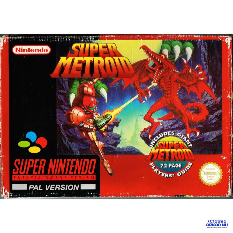 SUPER METROID SNES SCN BIG BOX