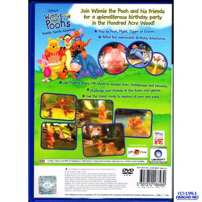 WINNIE THE POOHS RUMBLY TUMBLY ADVENTURE PS2