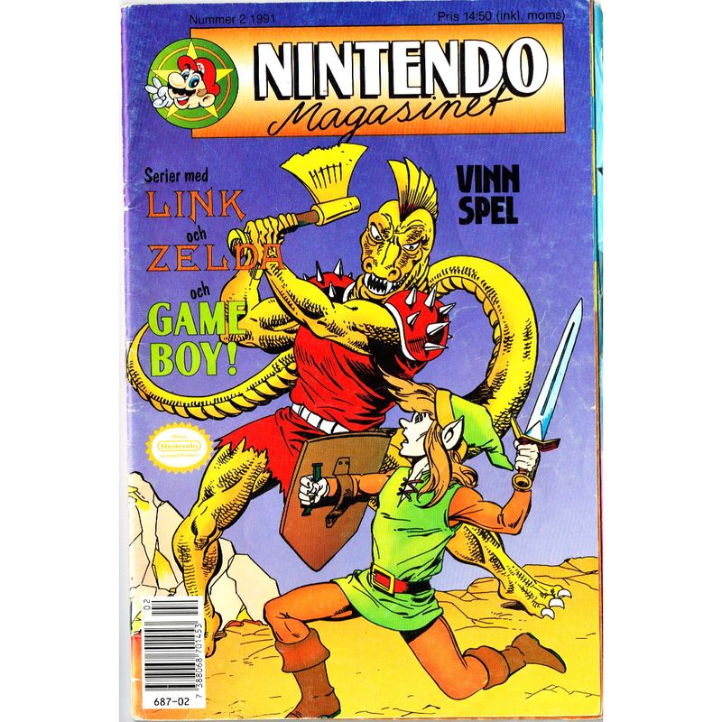 NINTENDO MAGASINET NR 2 1991 MED POWERPLAYER