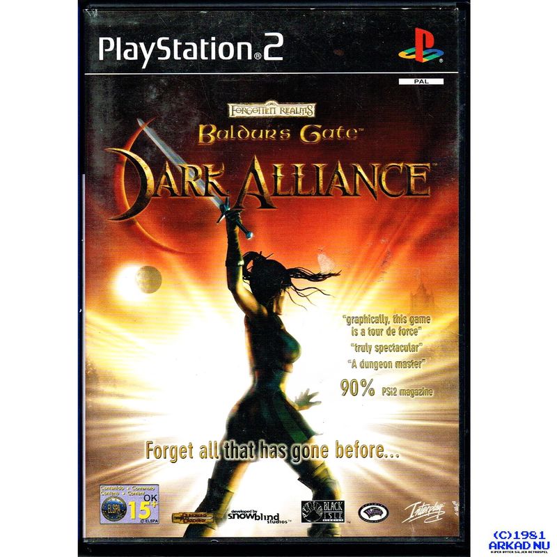 BALDURS GATE DARK ALLIANCE PS2