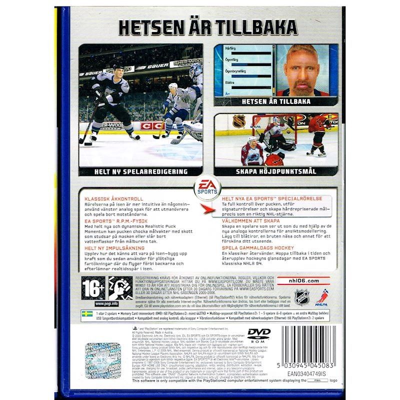 NHL 06 PS2