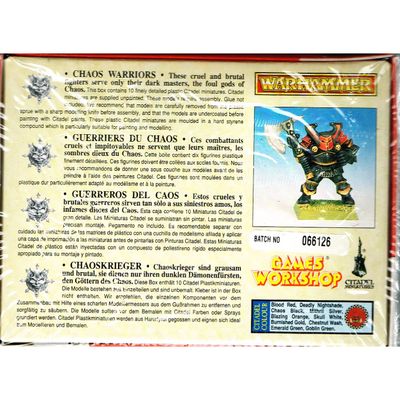 CHAOS WARRIORS WARHAMMER GAMES WORKSHOP 1994
