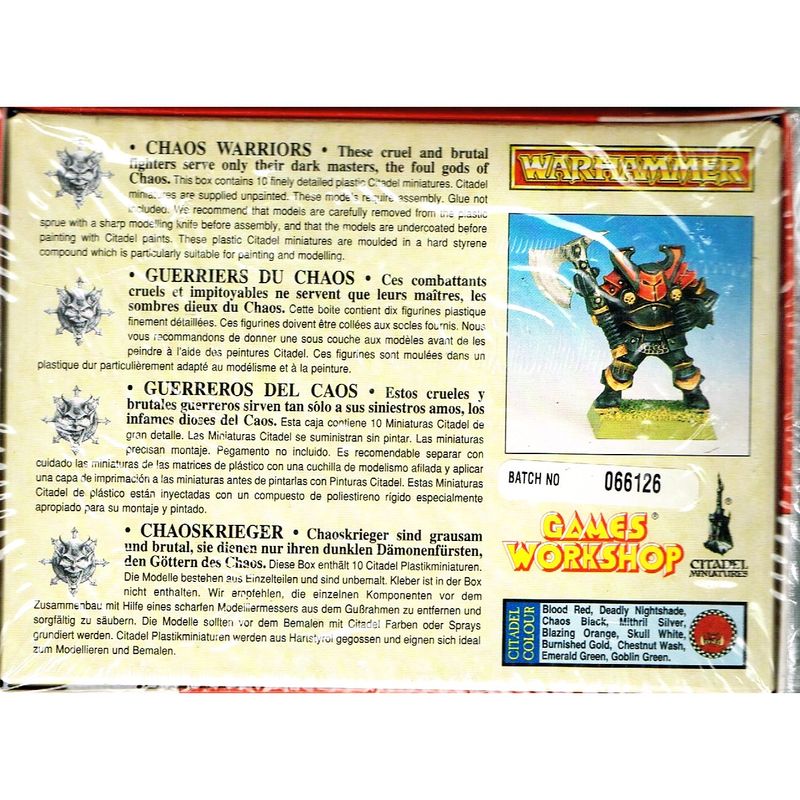 CHAOS WARRIORS WARHAMMER GAMES WORKSHOP 1994