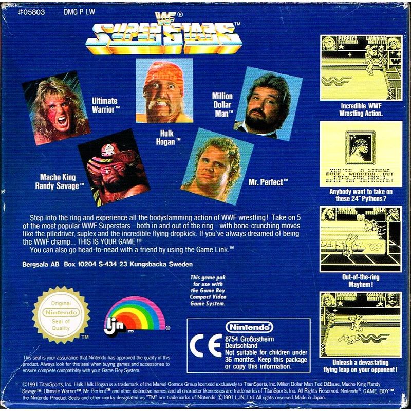 WWF SUPERSTARS GAMEBOY