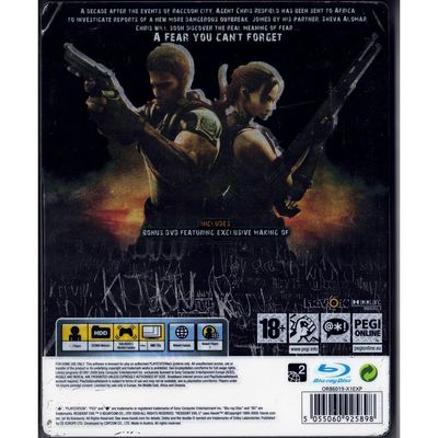 RESIDENT EVIL 5 PS3 STEELBOOK