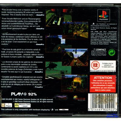 LONE SOLDIER PS1