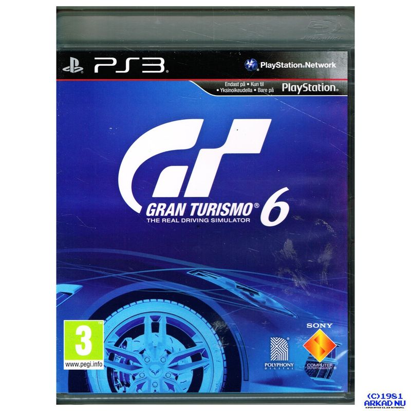 GRAN TURISMO 6 PS3