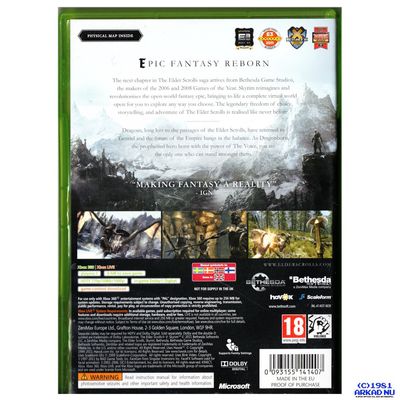 SKYRIM ELDER SCROLLS 5 XBOX 360