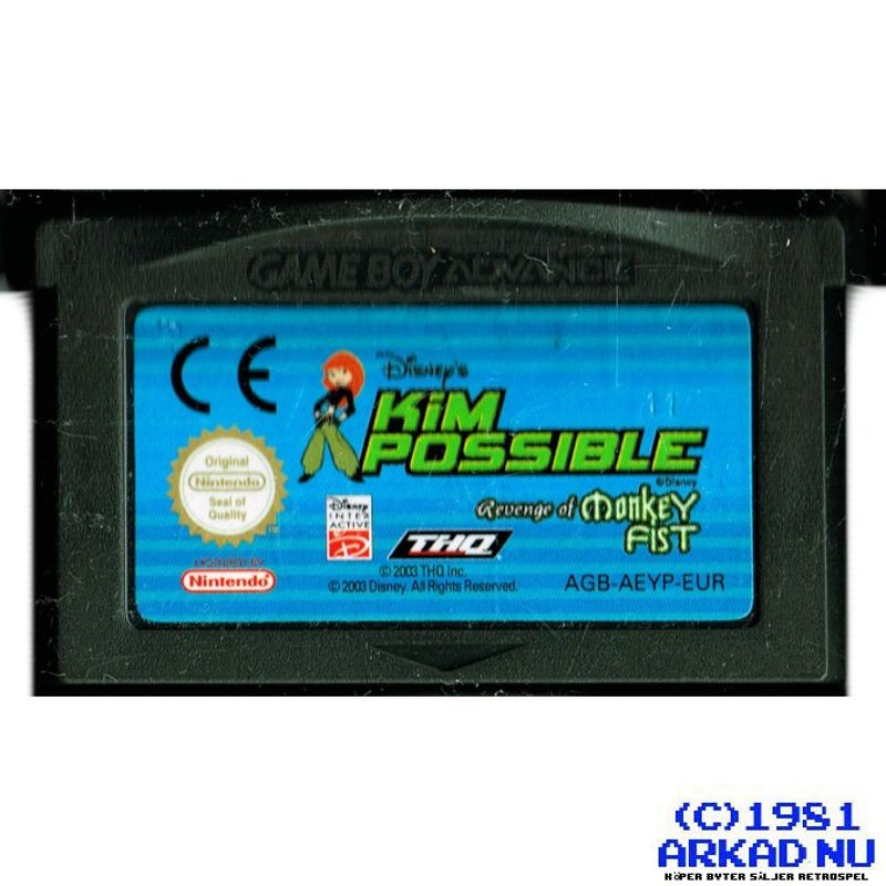 KIM POSSIBLE REVENGE OF THE MONEY FIST GBA