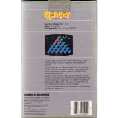 QBERT Vic 20 Cartridge