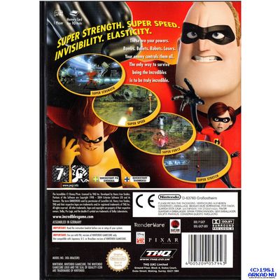 THE INCREDIBLES GAMECUBE