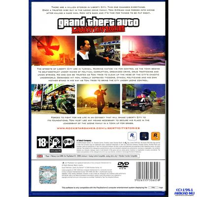 GRAND THEFT AUTO LIBERTY CITY STORIES PS2