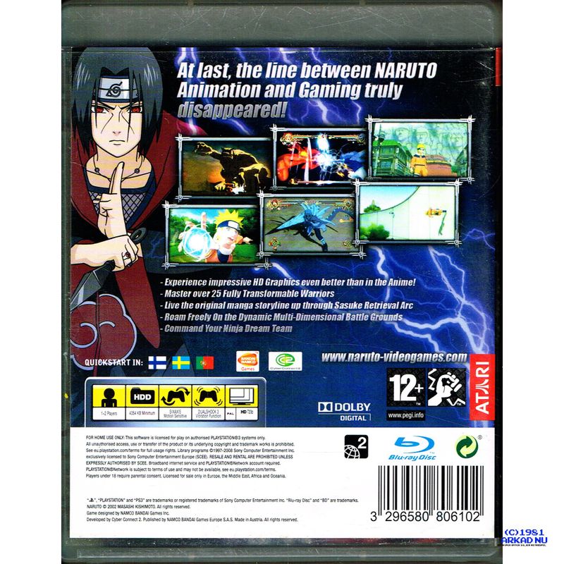 NARUTO ULTIMATE NINJA STORM PS3