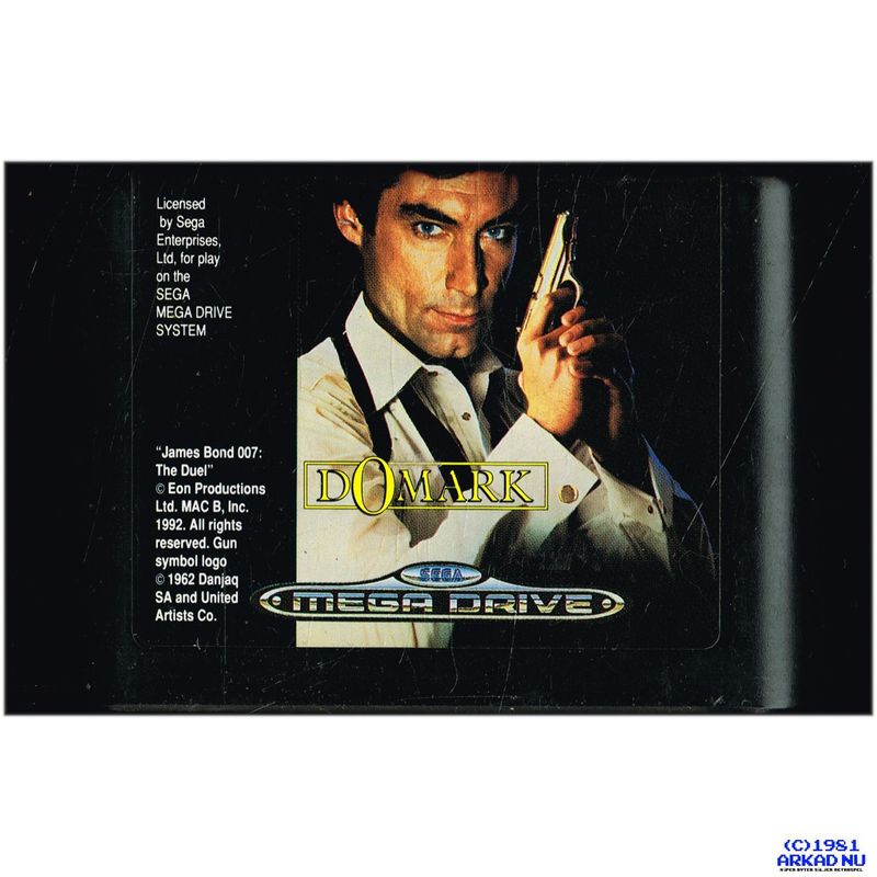 JAMES BOND 007 THE DUEL MEGADRIVE