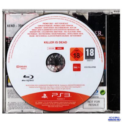 KILLER IS DEAD PS3 PROMO