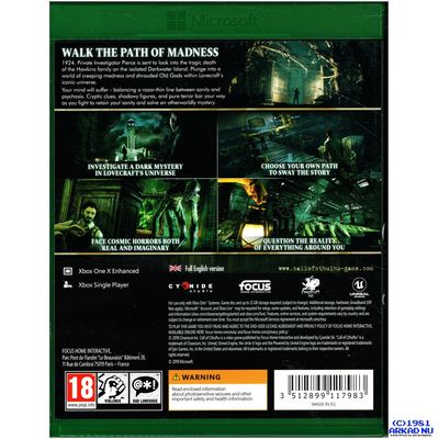 CALL OF CTHULHU XBOX ONE