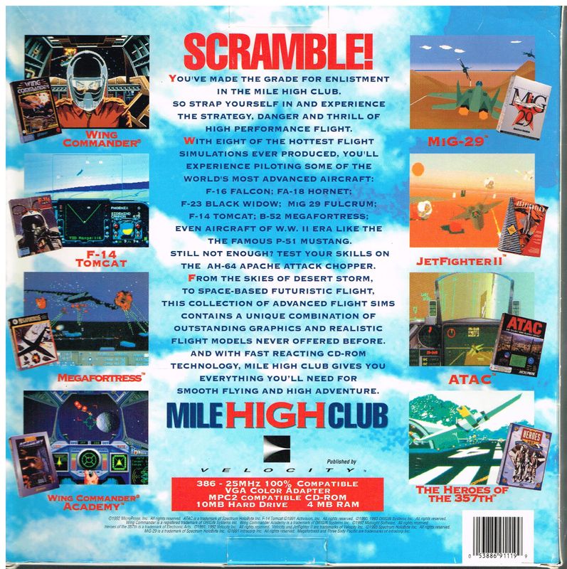 MILE HIGH CLUB PC BIGBOX