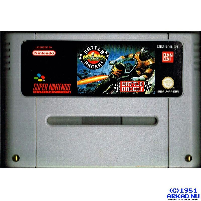 POWER RANGERS ZEO BATTLE RACERS SNES