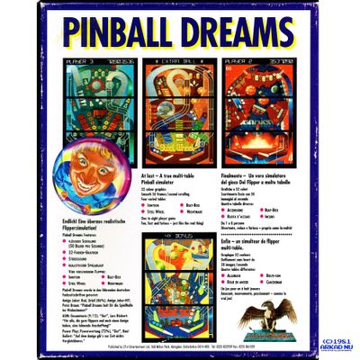 PINBALL DREAMS AMIGA MED POSTER