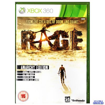 RAGE ANARCHY EDITION XBOX 360