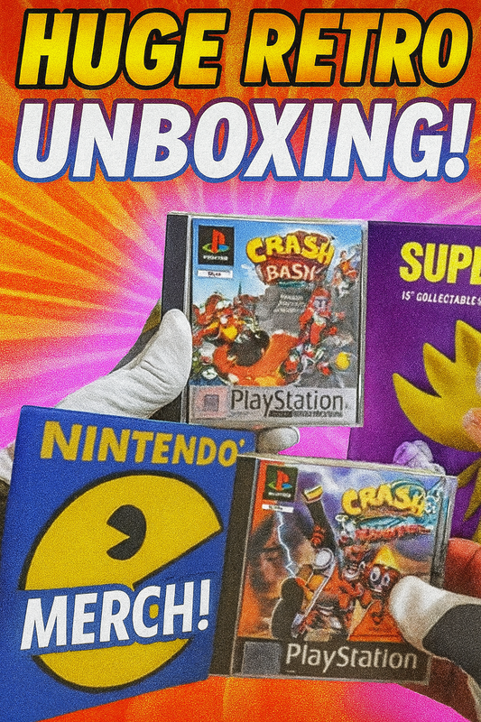 🎁 UNBOXING: NYTT RETROSPEL & MERCH-HAUL!