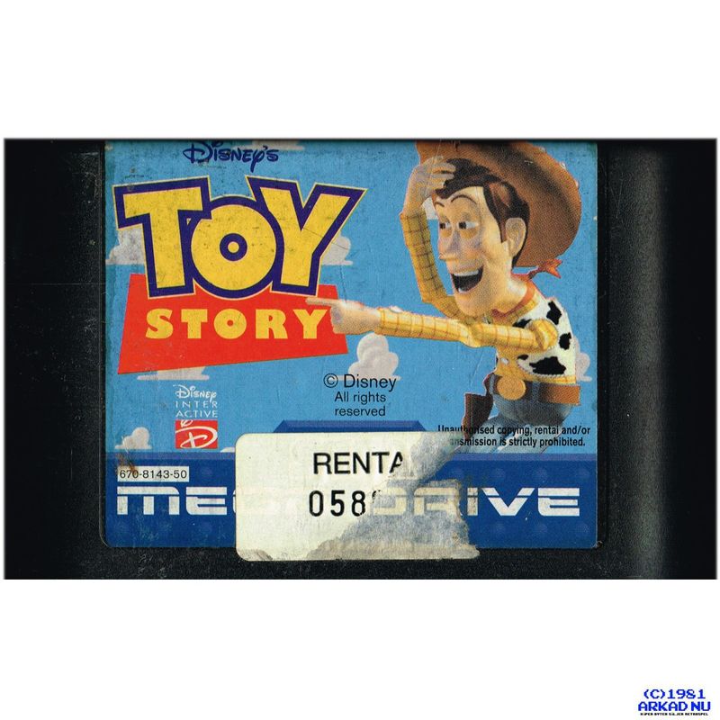 TOY STORY MEGADRIVE RENTAL