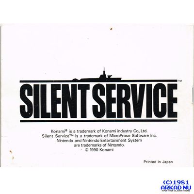 SILENT SERVICE NES SCN