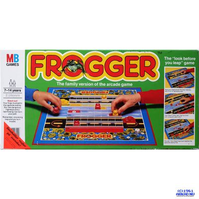 FROGGER MB MILTON BRADLEY BRÄDSPEL