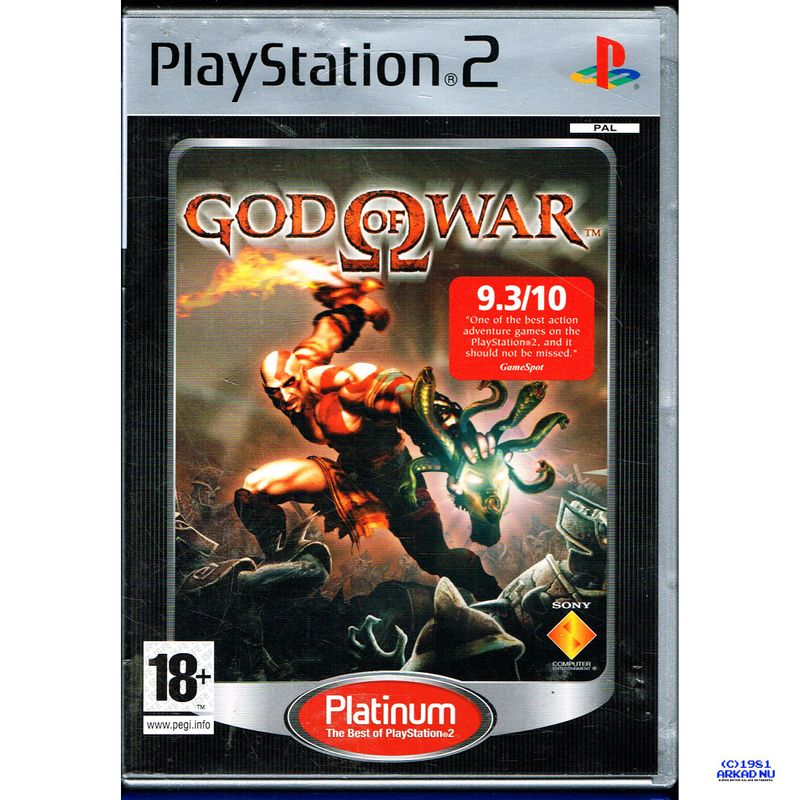 GOD OF WAR PS2 PLATINUM