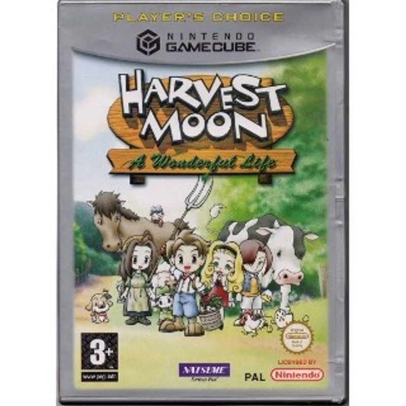 HARVEST MOON A WONDERFUL LIFE GAMECUBE