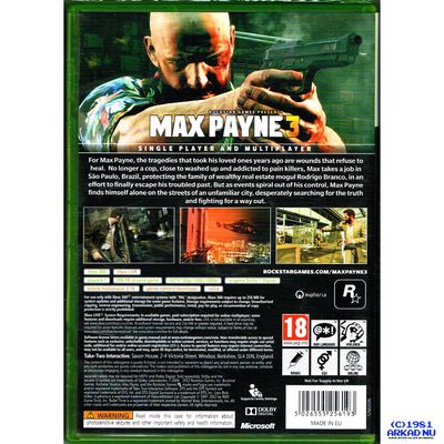 MAX PAYNE 3 XBOX 360