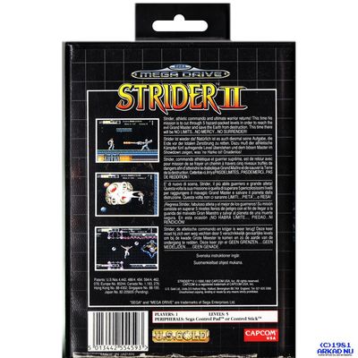 STRIDER II MEGADRIVE