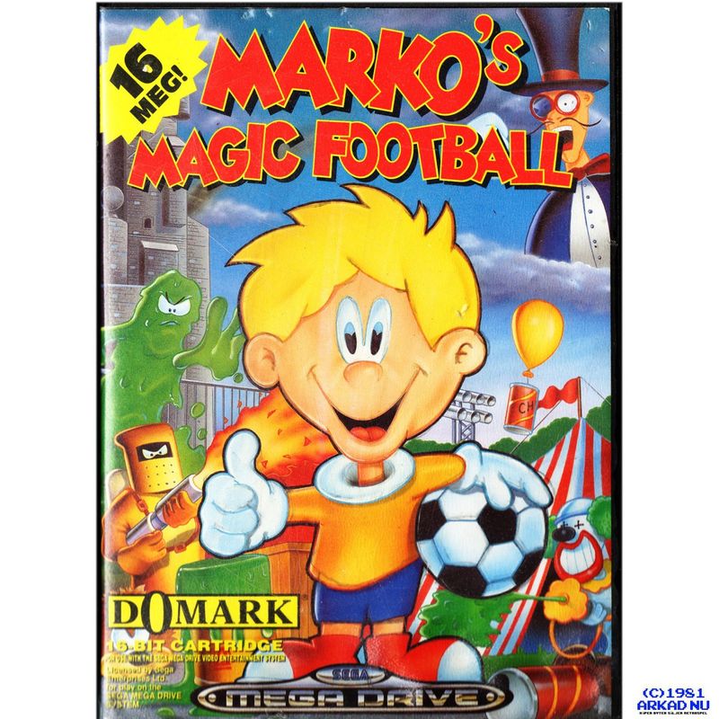 MARKOS MAGIC FOOTBALL MEGADRIVE