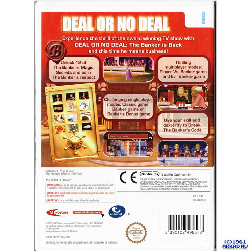 DEAL OR NO DEAL WII