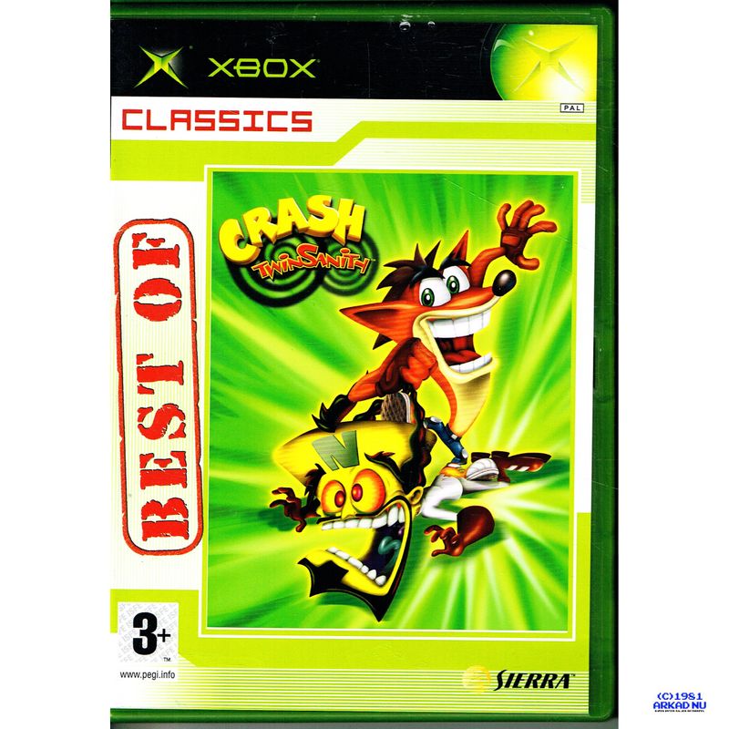 CRASH TWINSANITY XBOX