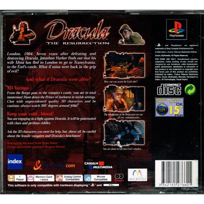 DRACULA THE RESURRECTION PS1