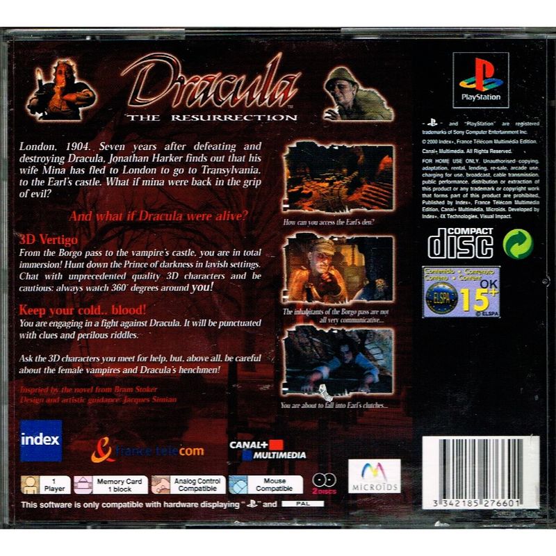 DRACULA THE RESURRECTION PS1