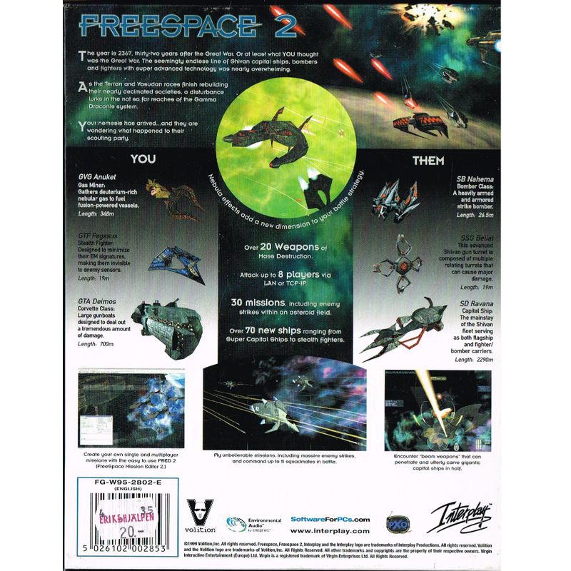 FREESPACE 2 PC BIGBOX